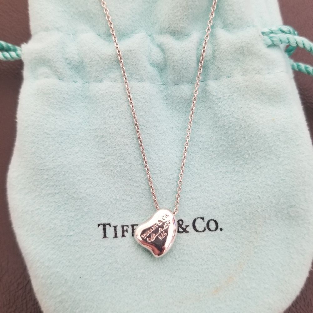 Tiffany & Co. Solid Heart Necklace - Picture 5 of 8